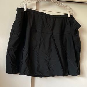 Size 6X plus size swim skirt with built in panties